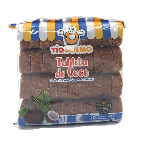 Tableta de Coco Tio Dolmo 40pc 425g